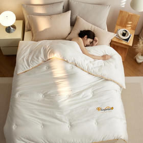 自然醒60支7A全棉抗菌99%大豆纤维被子被芯A类四季通用加厚保暖冬被春秋被LFS