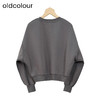 oldcolour冬季新品纯色圆领休闲百搭时尚保暖卫衣女P420202A1 商品缩略图1