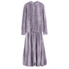 绽放776-778朵/丁香紫扎染廓形感灯笼裙新中式V型立领衬衫套装 商品缩略图3
