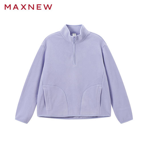 【卫衣】立领半开襟摇粒绒卫衣1N4222404 商品图2