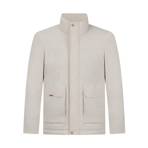 【鹅绒】柒牌立领羽绒服男2024冬季新款时尚休闲简约保暖羽绒外套	127E71120 商品图4