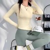 跃牌【小甜心】系列 瑜伽服长袖女带胸垫普拉提训练健身运动上衣9064 商品缩略图1