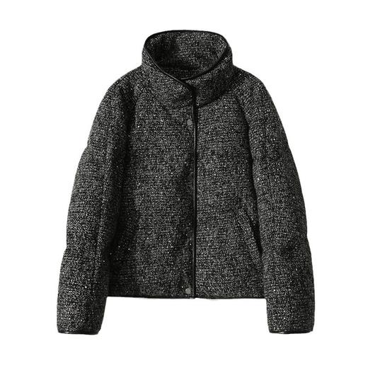 繁星羽绒！2024羊毛编织粗花呢95鹅绒服短款外套小香风羽绒服秋冬女装！ 商品图4