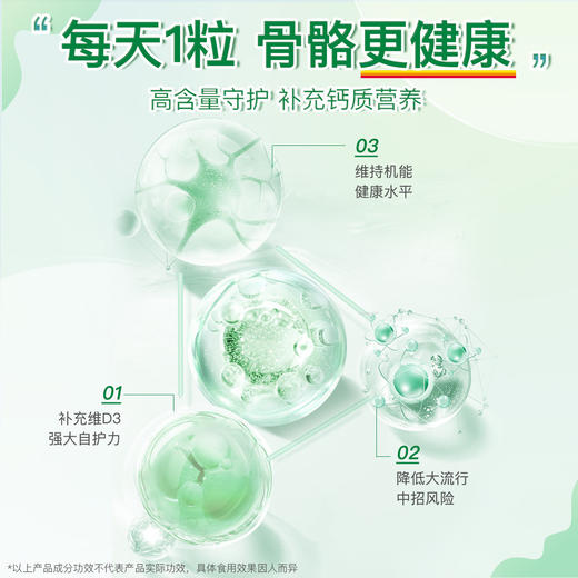 【分销】Jamieson健美生维生素D3 2500IU片剂180粒补钙好搭档 商品图2