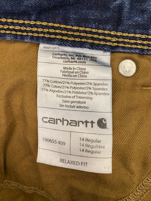 Carhartt 卡哈特 工装长裤（36”） （88 cm）_WLP(4) 商品图2
