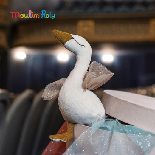 Moulin Roty 舞者天鹅玩偶 多功能/启蒙 音乐玩偶 适合0岁以上 内置音乐功能 小小舞蹈学院系列 法国品牌-667035 商品图2