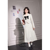 鹿向南「月光舒曼」法式假两件连衣裙女2024秋冬新款小香风长裙子 商品缩略图2
