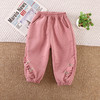 【柔软舒适，宝宝舒心穿，妈妈放心选】女童秋冬季加绒裤子 新款休闲宝宝冬天一体绒休闲裤 中小童保暖卫裤-QQ 商品缩略图8