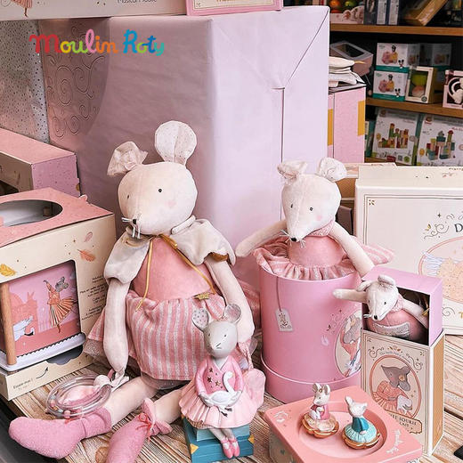 Moulin Roty 舞者天鹅玩偶 多功能/启蒙 音乐玩偶 适合0岁以上 内置音乐功能 小小舞蹈学院系列 法国品牌-667035 商品图4