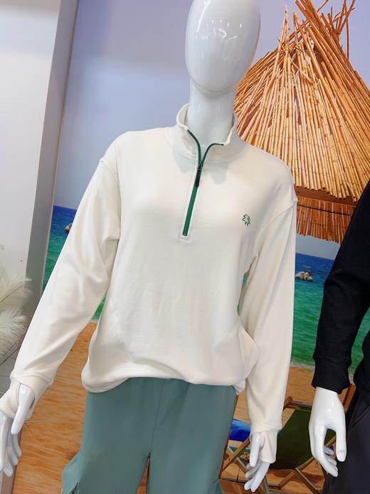 松植屋半拉链户外保暖长袖卫衣半高领打底衫男女同款2024秋冬新款 商品图2