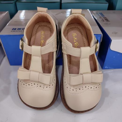 莎妮熊24AU小童皮鞋D24608（黑色/米白） 商品图3