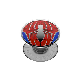 【蜘蛛侠·平行宇宙】POPGRIP泡泡骚手机粘贴式气囊支架 Enamel金属珐琅系列 彼得帕克战衣