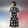EITIE爱特爱春季新款修身显瘦收腰印花连衣裙7777401 商品缩略图4