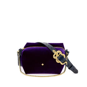 HERBERT LE MINI SOHNA VELOURS SILK -紫色