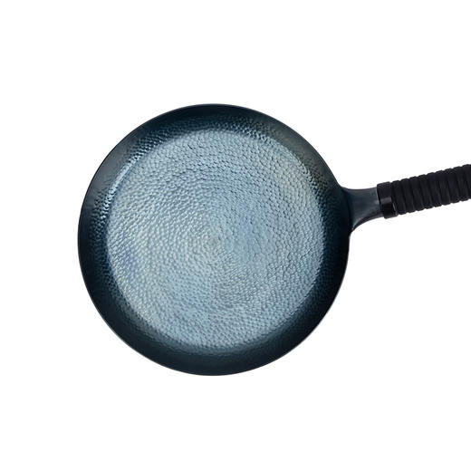 【为中国好味道而生】手工锻造章丘铁锅鱼鳞纹炒锅煎锅平底 不粘锅 匠心传承千锤百炼 商品图7