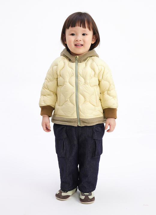 jnby   24年冬款   轻薄短款羽绒服   YOAC10760 商品图4