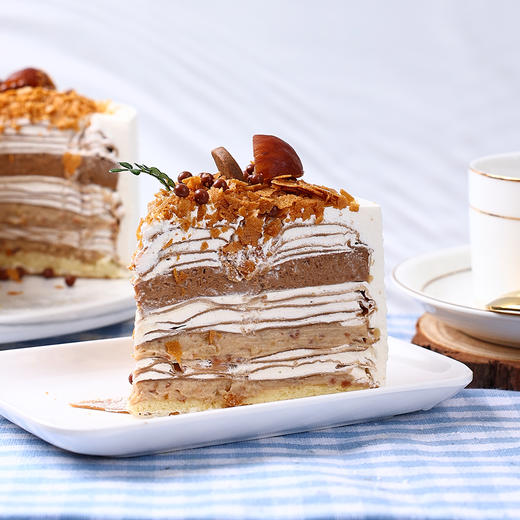 锡兰红茶奶冻+栗子千层蛋糕，红茶香浓，奶冻丝滑，栗子绵密，每一层都是匠心独运，每一口都是极致享受【惠州】 商品图5