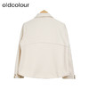 oldcolour冬季新款休闲简约百搭气质宽松显瘦短款外套女P480499A1 商品缩略图1