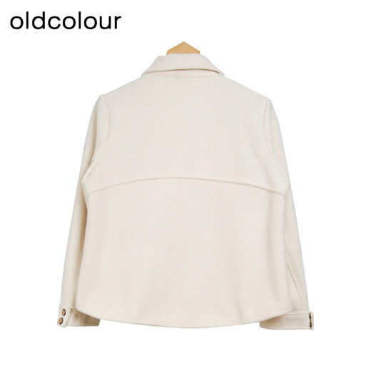 oldcolour冬季新款休闲简约百搭气质宽松显瘦短款外套女P480499A1 商品图1