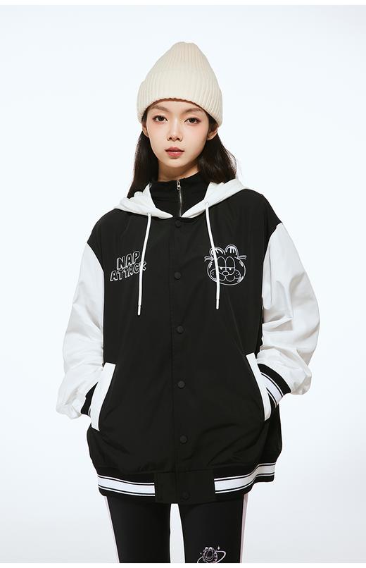 【潮流特推】FUN x Garfield 加菲猫联名款 棉服夹克外套  男女同款 FGW63303B 商品图0