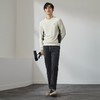 柒牌男士时尚卫衣2024秋季新款潮流百搭拼接休闲简约圆领套头上衣	127W70450 商品缩略图3