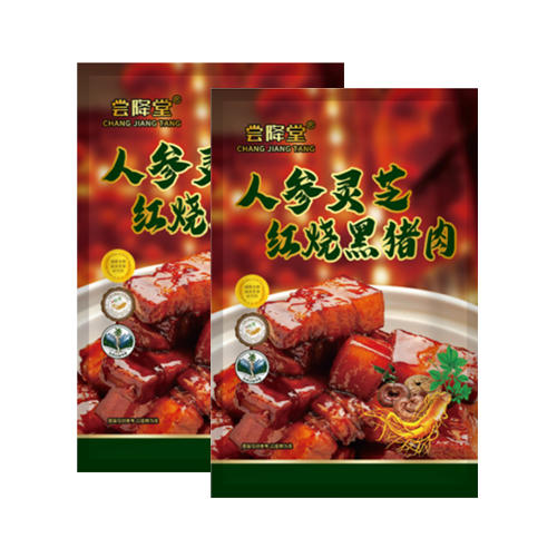 人参灵芝红烧黑猪肉 商品图0
