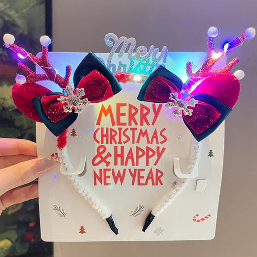 【圣诞节日发箍】毛绒小熊头箍 可爱公仔头饰 防滑带齿头扣活动聚会装扮 商品图14