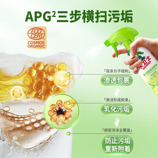 水卫士家居多功能清洁剂去污神器家具冰箱油污台面桌子电器清洗剂 商品图1