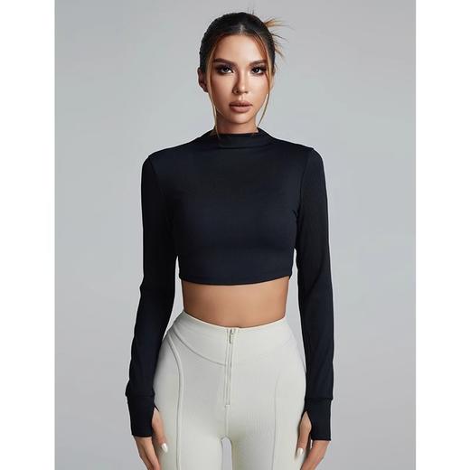 跃牌【小甜心】系列 瑜伽服女紧身运动长袖T恤9057 商品图0