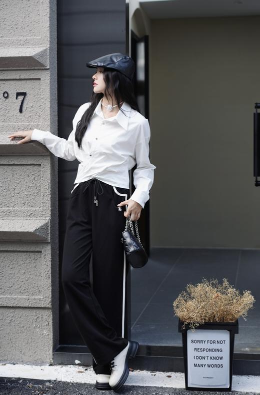 反领下不规则个性长袖衫9421020062 商品图8