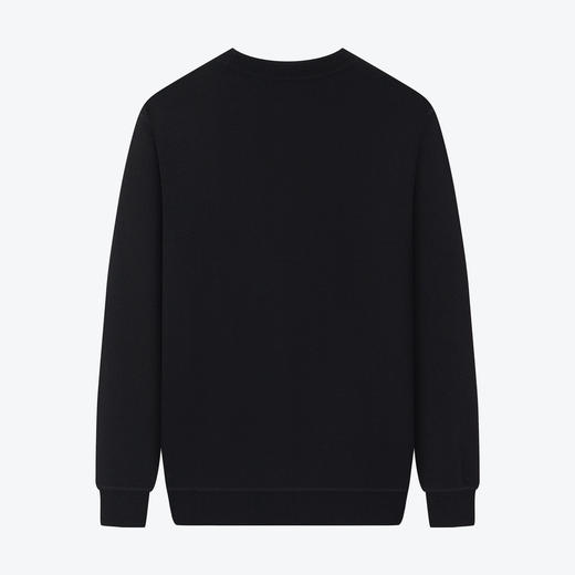 【加绒加厚】柒牌男装圆领毛衫男冬季新款时尚青年含羊毛保暖毛衣	127Y70180 商品图1