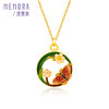 【生日会员】黄金珐琅十二花神吊坠 古法金新中式国潮足金挂坠送女友礼物【按克计价黄金2】MEMORA诗普琳GPE04301 商品缩略图8
