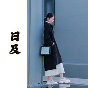 【抖音专属】日及•新中式衬衣（24810020-玄黑）