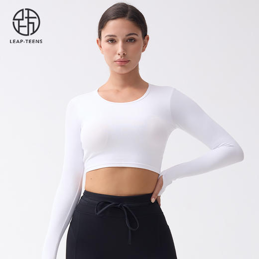 跃牌【小甜心】系列 镂空性感露背健身服运动上衣9060 商品图5