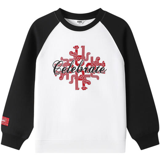 男女童圆领长袖卫衣春季新款安奈儿童装EM511005 商品图6