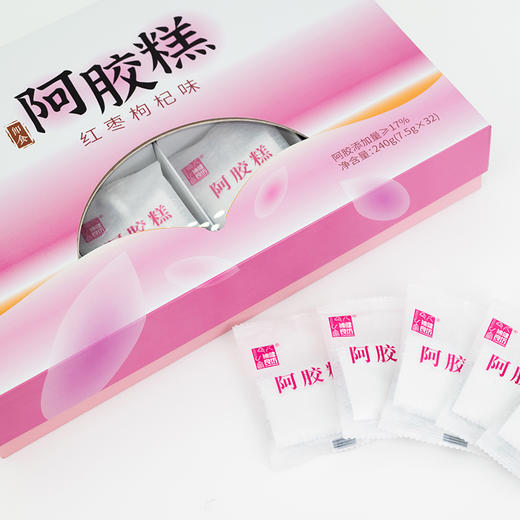 华润堂 阿胶糕 红枣枸杞味 240g 商品图2