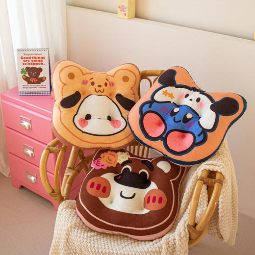 坐垫儿童可爱办公室卡通库洛学生加厚玉桂椅子垫加厚软防滑蒲团垫 商品图0