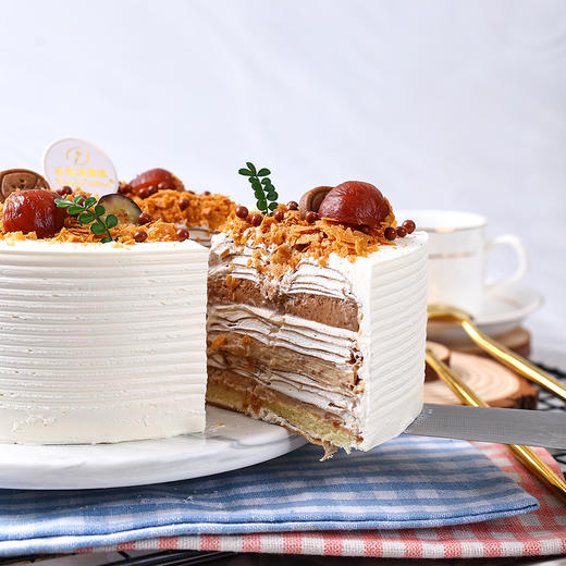 锡兰红茶奶冻+栗子千层蛋糕，红茶香浓，奶冻丝滑，栗子绵密，每一层都是匠心独运，每一口都是极致享受【惠州】 商品图6