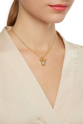 Time Made 金牛座吊坠锆石项链 6661