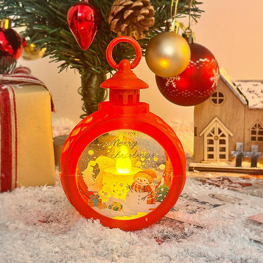 【圣诞百搭小夜灯】不管摆放在那里都十分好看，圣诞节风灯LED电子烛台灯，幼儿园儿童圣诞节礼物圣诞树装饰品挂件QQ新年礼盒年货礼盒 商品图10