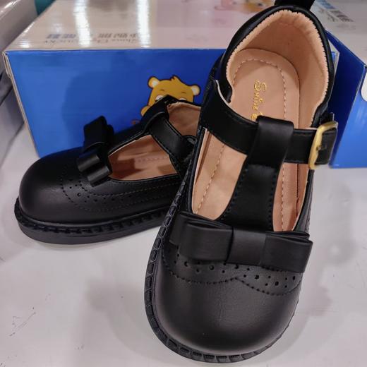 莎妮熊24AU小童皮鞋D24608（黑色/米白） 商品图6