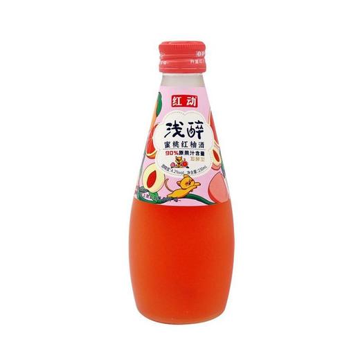 红动浅醉蜜桃红柚味230ml发酵果味酒 商品图0