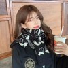 韩版新款仿羊绒围巾女秋冬休闲百搭双面格子流苏披肩情侣保暖围脖 商品缩略图0