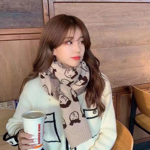 韩版新款仿羊绒围巾女秋冬休闲百搭双面格子流苏披肩情侣保暖围脖 商品图1