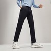 【暖燚绒】柒牌男裤保暖休闲裤秋冬厚款磨毛针织中腰修身直筒长裤	127H72570 商品缩略图1