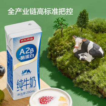 京东京造鲜来多 a2纯牛奶200ml*20盒 A2β酪蛋白成人儿童早餐奶 /水饮冲调 /常温奶 /基础牛奶 商品图5