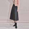 时尚复古百搭收腰褶裙半裙 商品缩略图0