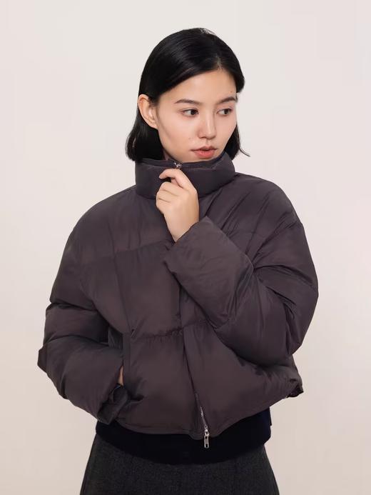 LIVINGTOWN/ LT双拉链面包短款羽绒服 商品图1