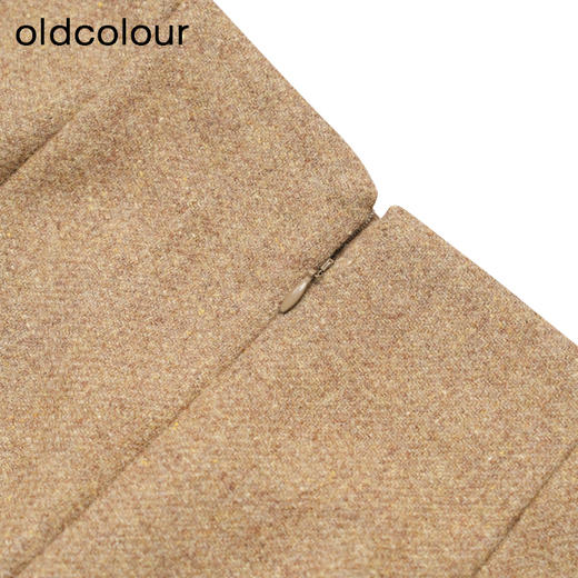 oldcolour冬季新款复古简约时尚气质百搭高级感半身裙女P450601A1 商品图3