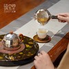【样品特惠8折，仅1件，无货退款】臻宝堂公道杯999纯银分茶器纯手工鹰嘴一张打银壶公杯大漆把茶具金蟾公道杯260ml 商品缩略图1